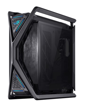 BAZAR - ASUS case ROG HYPERION (GR701),  Mid Tower,  průhledná bočnice,  černá -pouzito0 