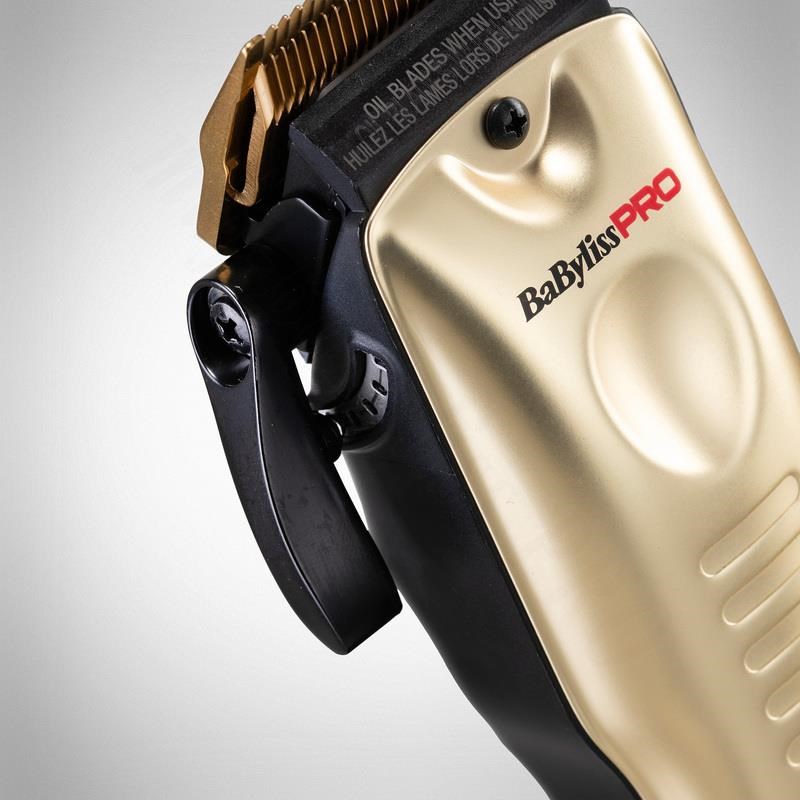 BaByliss Pro 4 FX825GE profesionální zastřihovač,  titanové čepele,  3300 mAh baterie,  zlatá7 