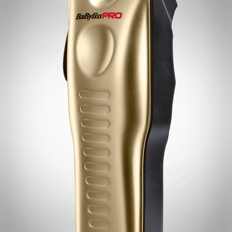 BaByliss Pro 4 FX825GE profesionální zastřihovač,  titanové čepele,  3300 mAh baterie,  zlatá6 