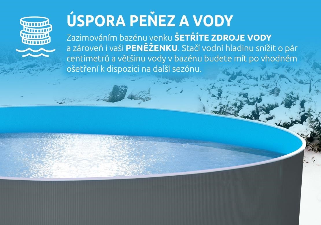 Marimex Orlando bazén 3, 05x0, 91 m s příslušenstvím - motiv šedý3 