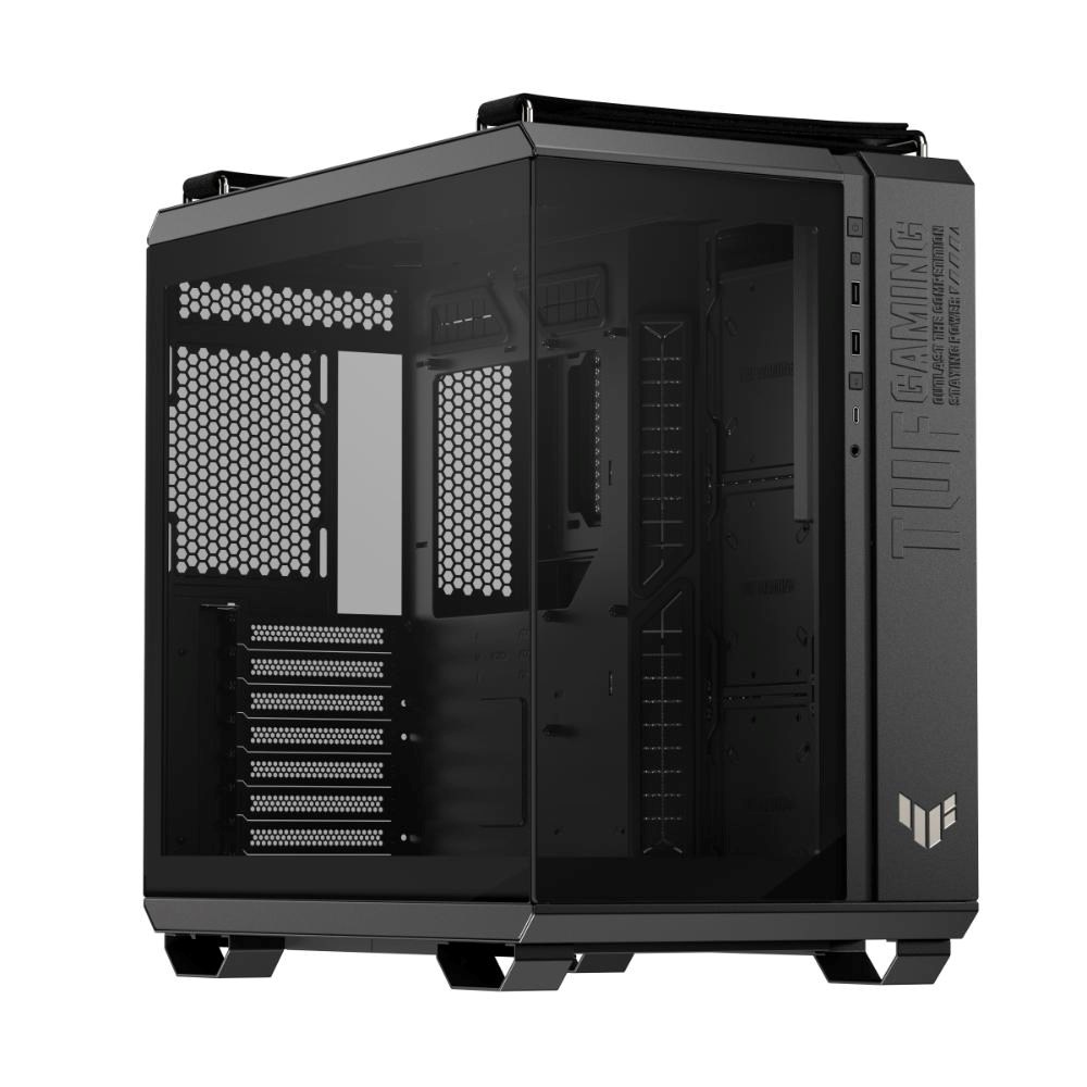 ASUS case TUF GAMING GT502 HORIZON,  Mid Tower,  průhledná bočnice,  4x 120mm ARGB Fan,  černá0 