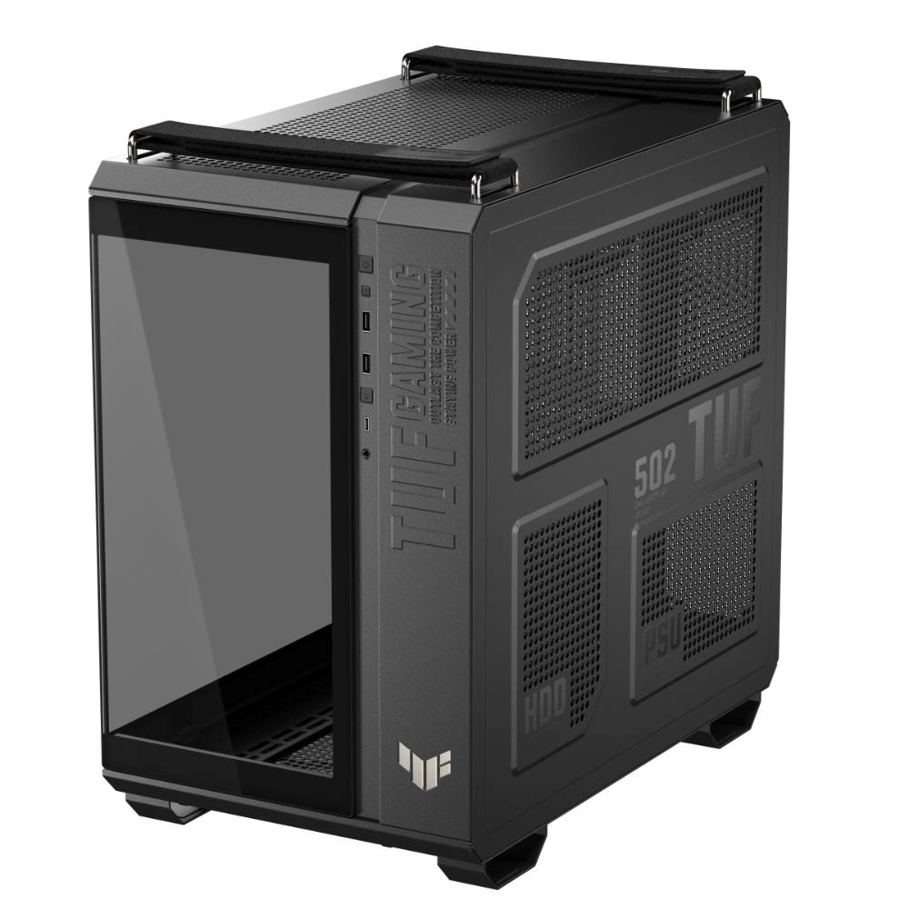 ASUS case TUF GAMING GT502 HORIZON,  Mid Tower,  průhledná bočnice,  4x 120mm ARGB Fan,  černá2 