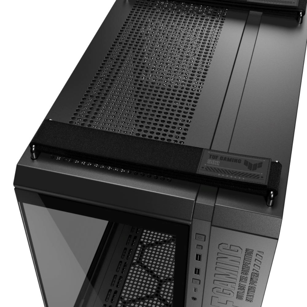 ASUS case TUF GAMING GT502 HORIZON,  Mid Tower,  průhledná bočnice,  4x 120mm ARGB Fan,  černá5 