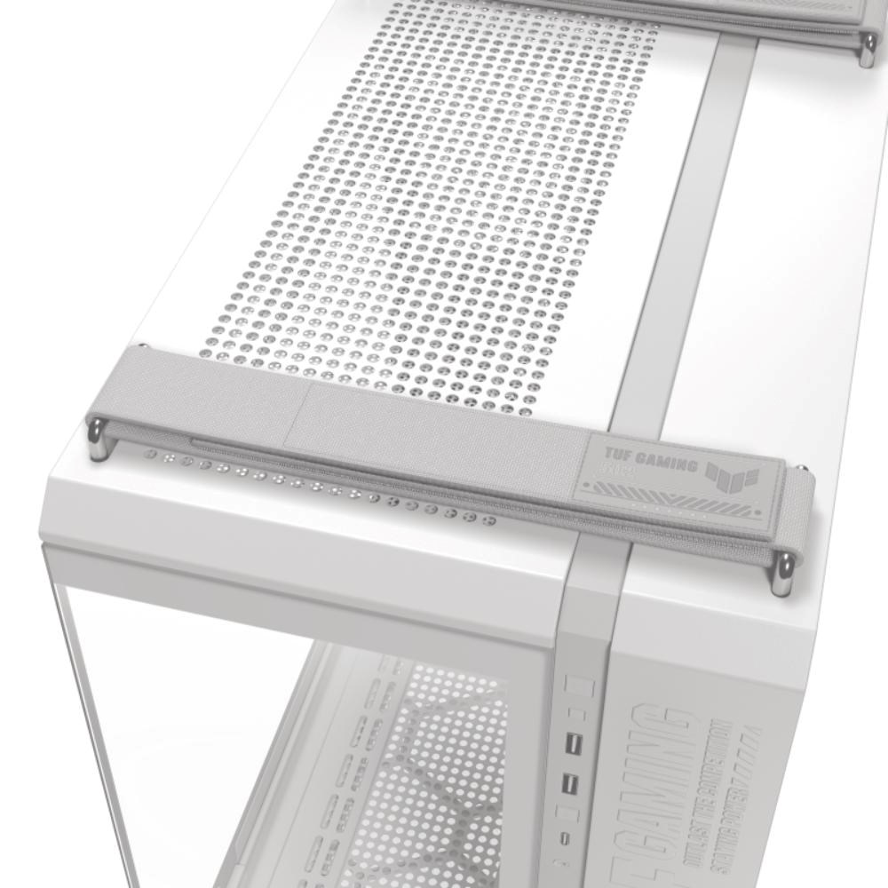 ASUS case TUF GAMING GT502 HORIZON,  Mid Tower,  průhledná bočnice,  4x 120mm ARGB Fan,  bílá2 
