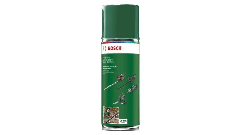 Bosch konzervační sprej,  dlouhodobá péče o zahradní nářadí0 