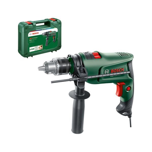 Bosch EasyImpact 570 příklepová vrtačka,  570 W,  průměr do oceli 10 mm,  průměr do dřeva 25 mm0 