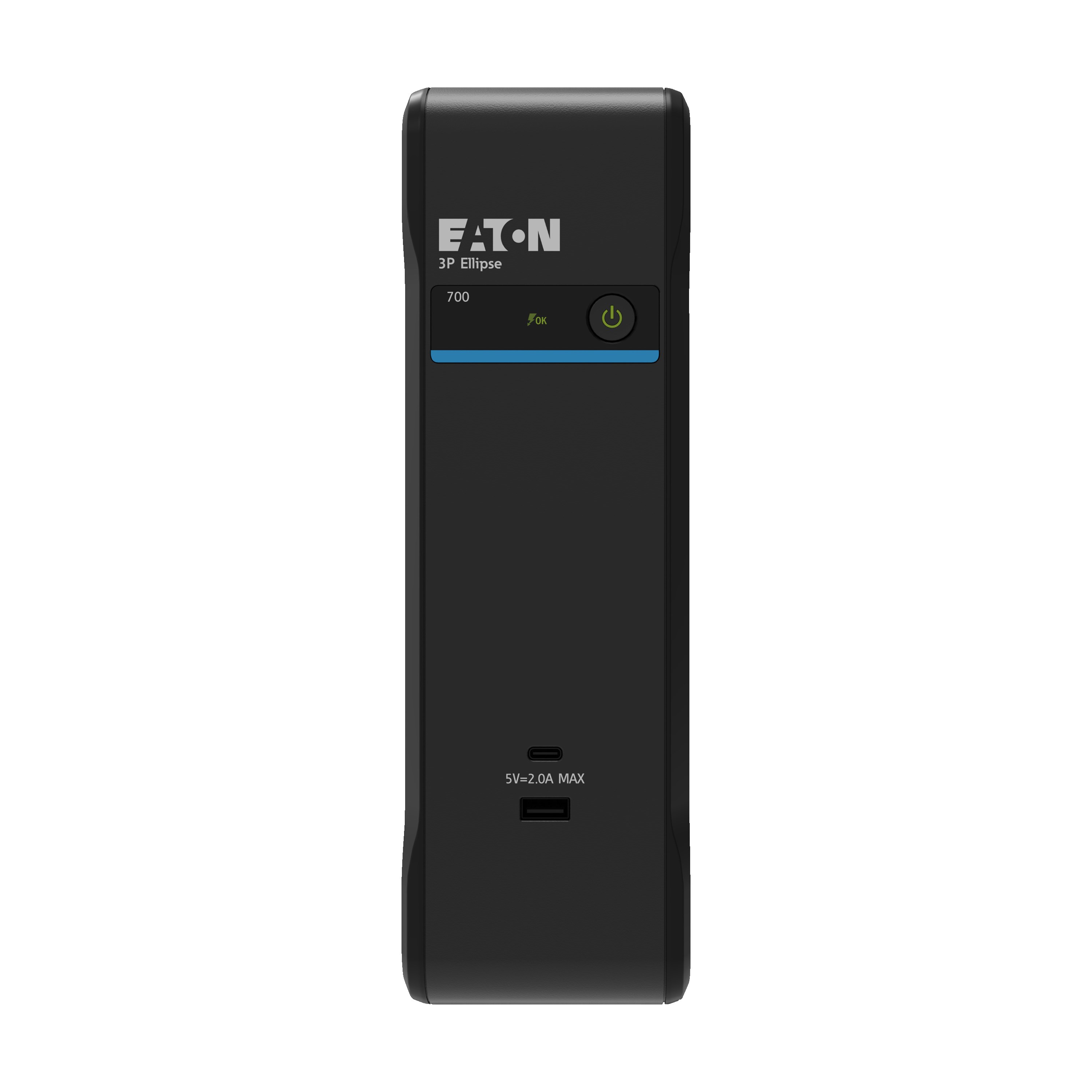 Eaton 3P Ellipse UPS USB FR,  700 VA,  420 W,  Vstup: C14,  Výstupy: (3) Typ E,  (1) Pouze přepěťová ochrana Typ E,  USB nabíj