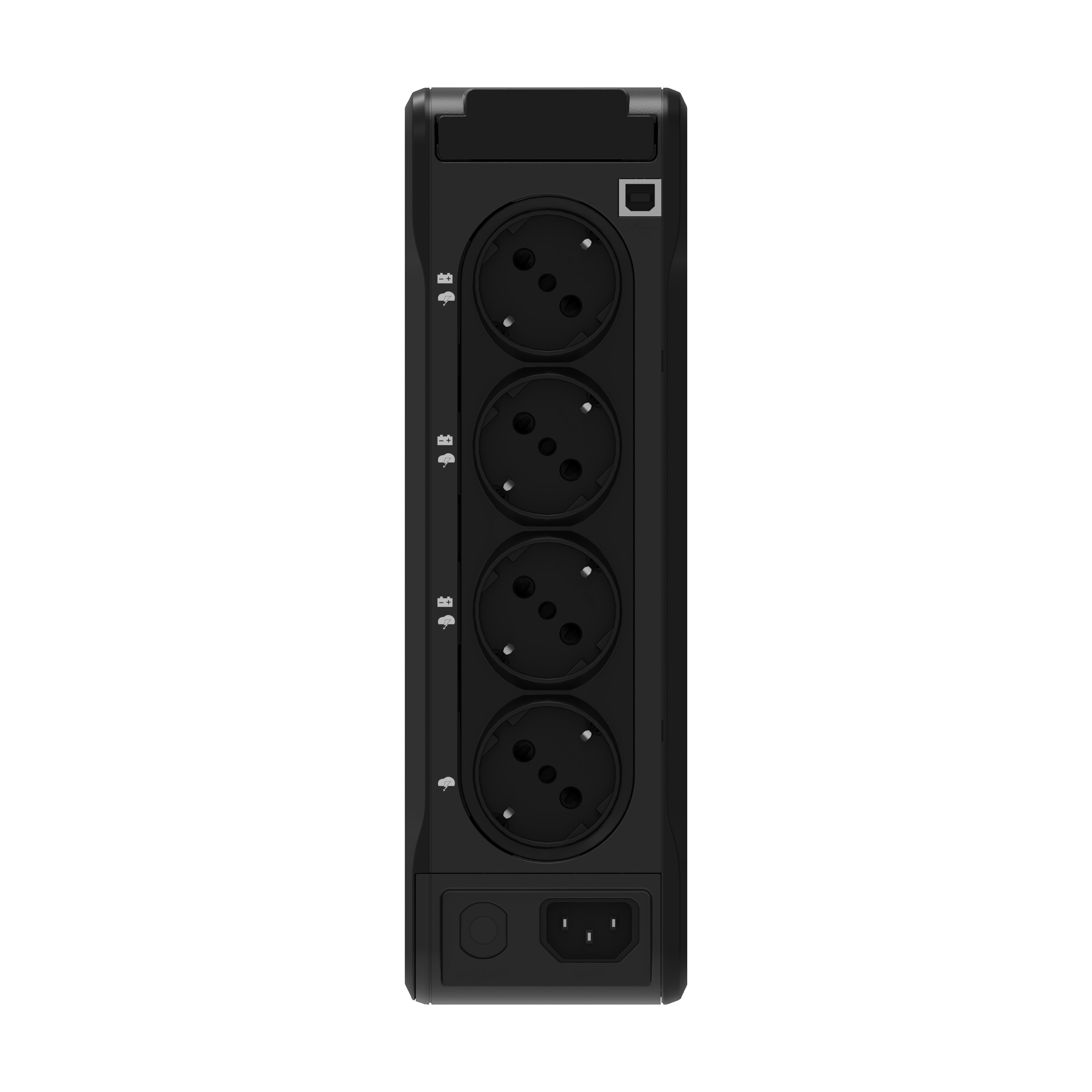 Eaton 3P Ellipse UPS DIN USB,  1300VA,  840W,  Vstup: C14,  Výstupy: (3) Typ E,  (1) Pouze přepěťová ochrana Typ E,  Tower1 