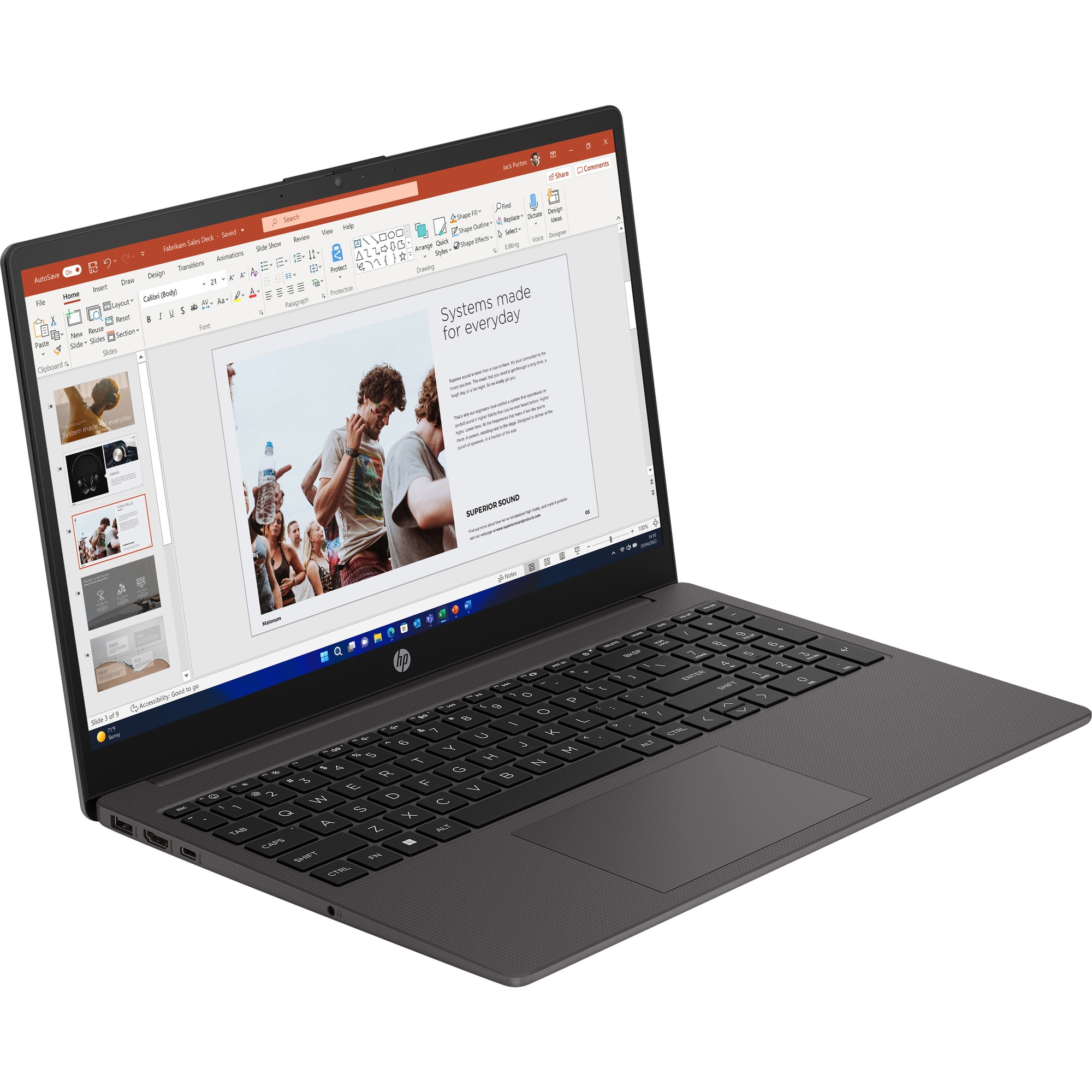 Bazar - HP NTB 250 G10 SMB i5-1334U 15.6 FHD 250,  8GB,  512GB,  ax,  BT,  Win11 - rozbaleno1 