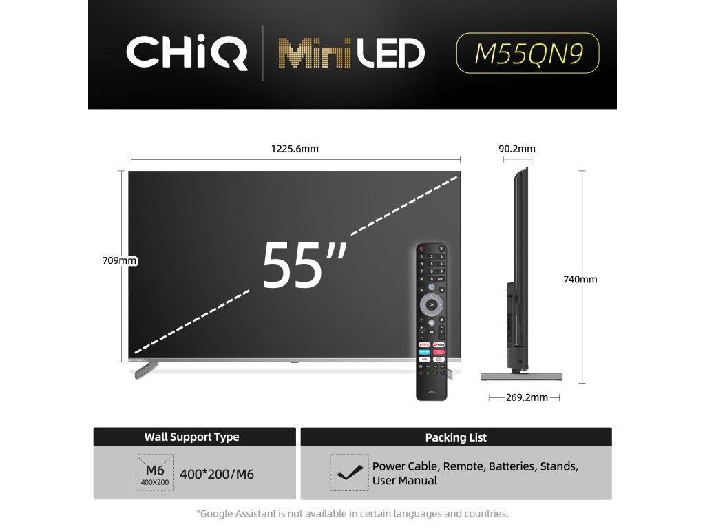 CHiQ M55QN9V TV 55
