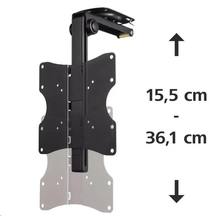 Hama stropní držák TV, 27-47 cm, sklopný, 200x200, černý1 
