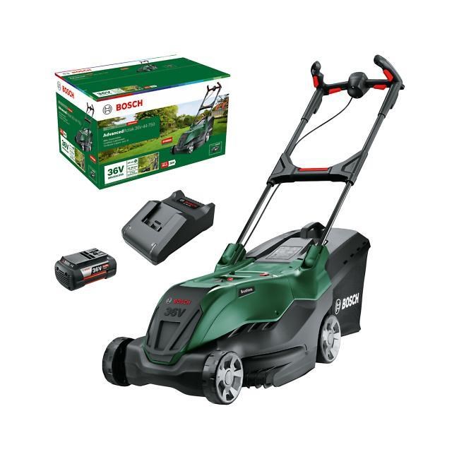 Bosch AdvancedRotak 36V-44-750 akumulátorová sekačka na trávu, šířka stř. 44 cm, výška stř. 25 – 80 mm, aku 4,0 Ah0 