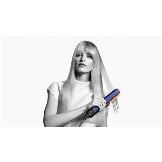 Dyson Airstrait HT01 žehlička na vlasy, LCD displej, Hyperdymium™ motor, automatická pauza, pruská modrá/měděná5 