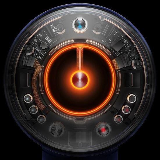 Dyson Supersonic Nural HD16 fén na vlasy,  1600 W,  difuzér,  4 teploty,  3 rychlosti,  vinca blue/ topaz3 