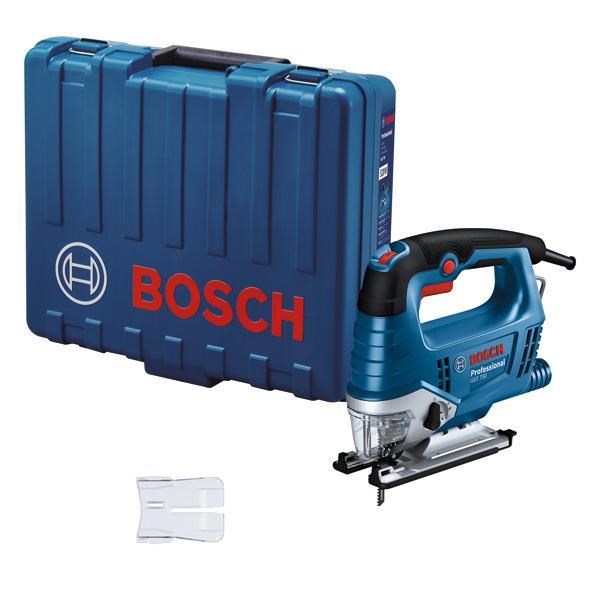 Bosch GST 750 kmitací pilka, 520 W, hloubka řezu ve dřevě	75 mm, stopka T, příruční kufr0 