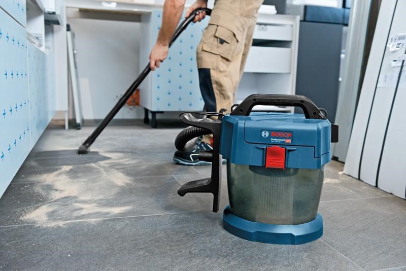 Bosch GAS 18V-10 L akumulátorový vysavač,  34, 0 l/ s,  objem nádoby 10 l,  Click & Clean5 