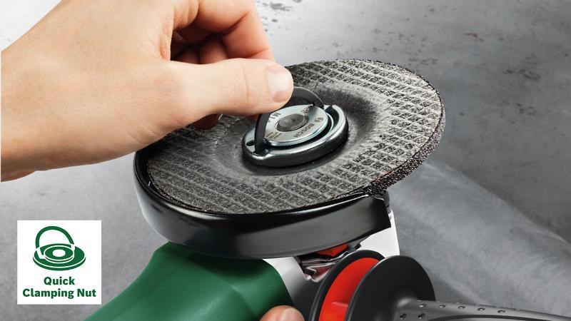 Bosch AdvancedGrind 18V-80 akumulátorová úhlová bruska,  2.800 – 12.000 ot/ min,  antivibrační rukojeť1 