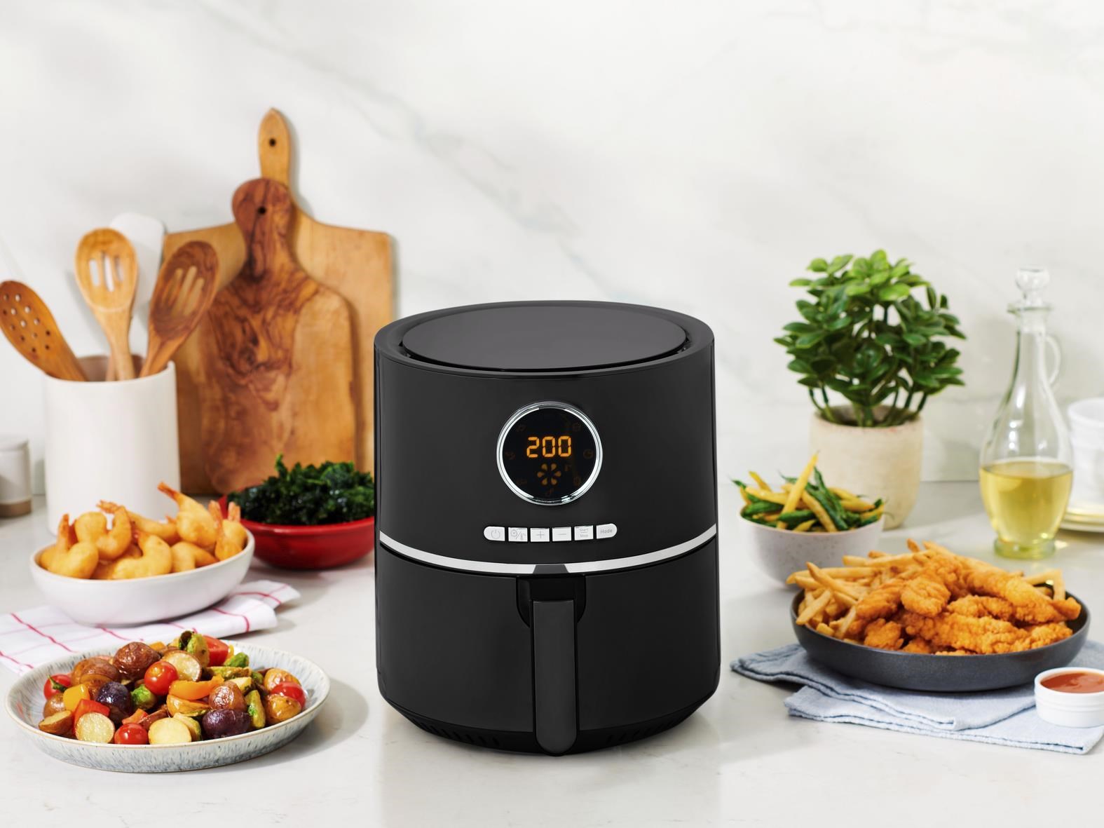 Tefal Ultra Fry EY1118 horkovzdušná fritéza,  4.2 l,  od 80 do 200 °C,  černá6 