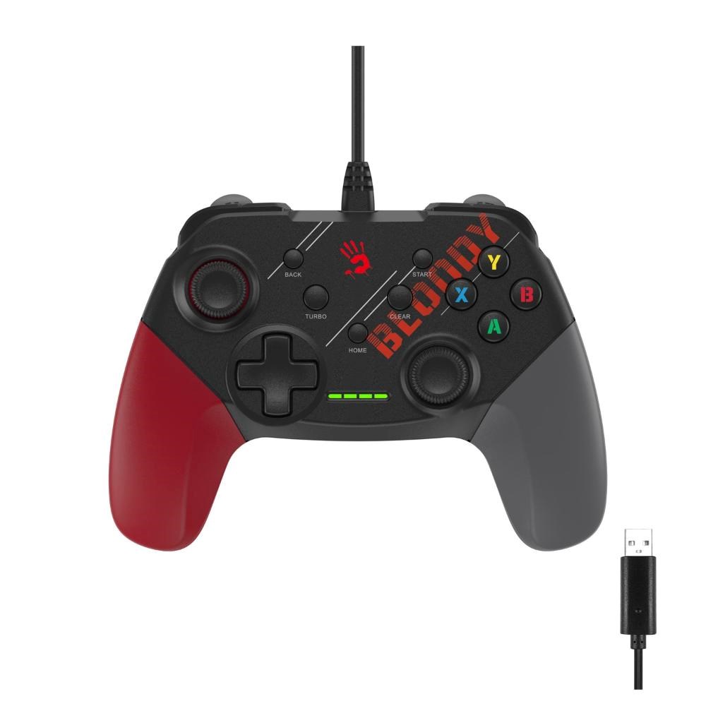 A4tech Bloody GP30,  gamepad,  USB,  černo-červený2 