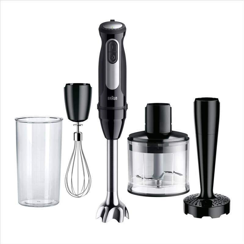 Braun MultiQuick 5 Pro ponorný mixér,  1000 W,  25 rychlostí + Turbo,  ergonomická rukojeť,  EasyClick Plus,  černá0 