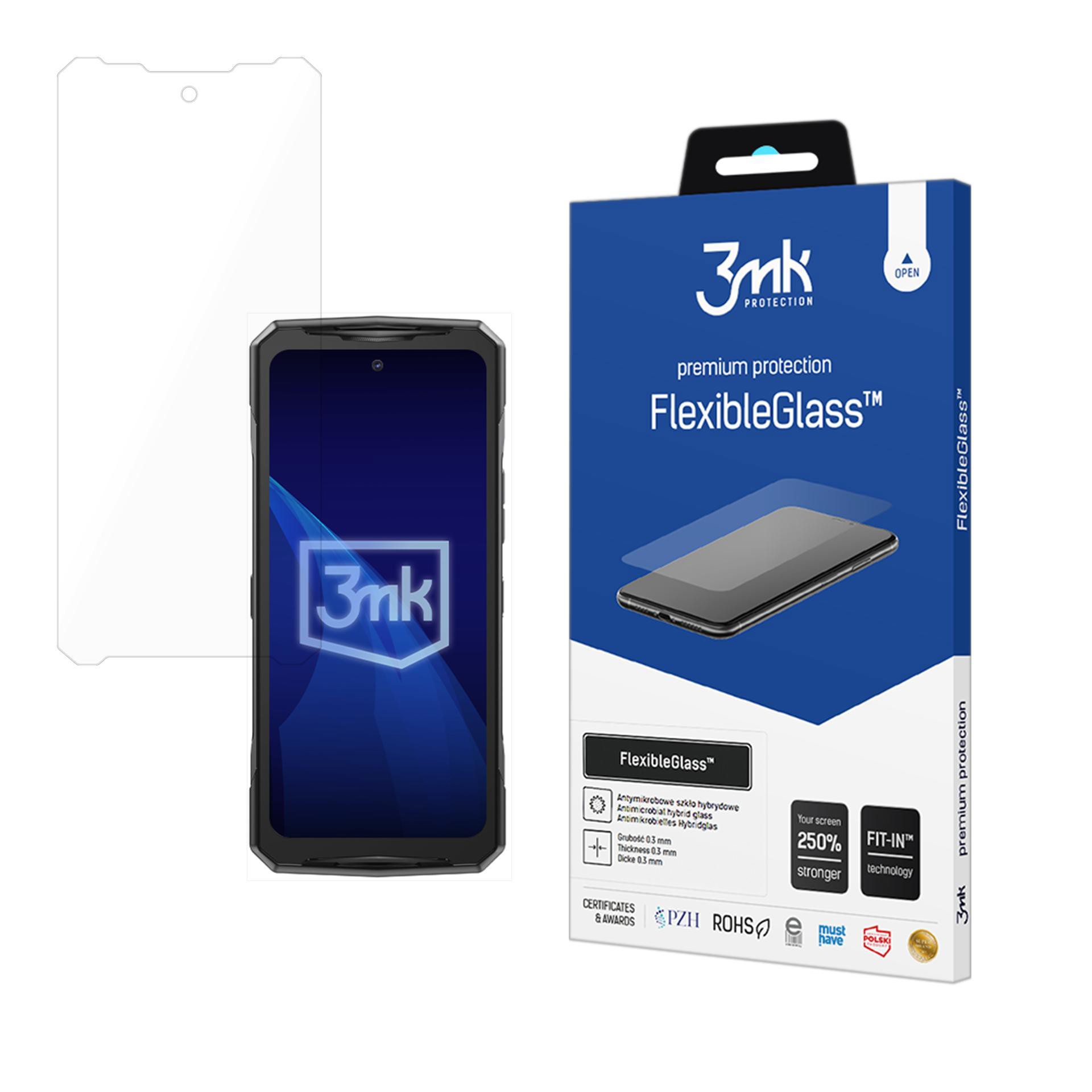 3mk hybridní sklo FlexibleGlass pro Doogee V40 Pro0 