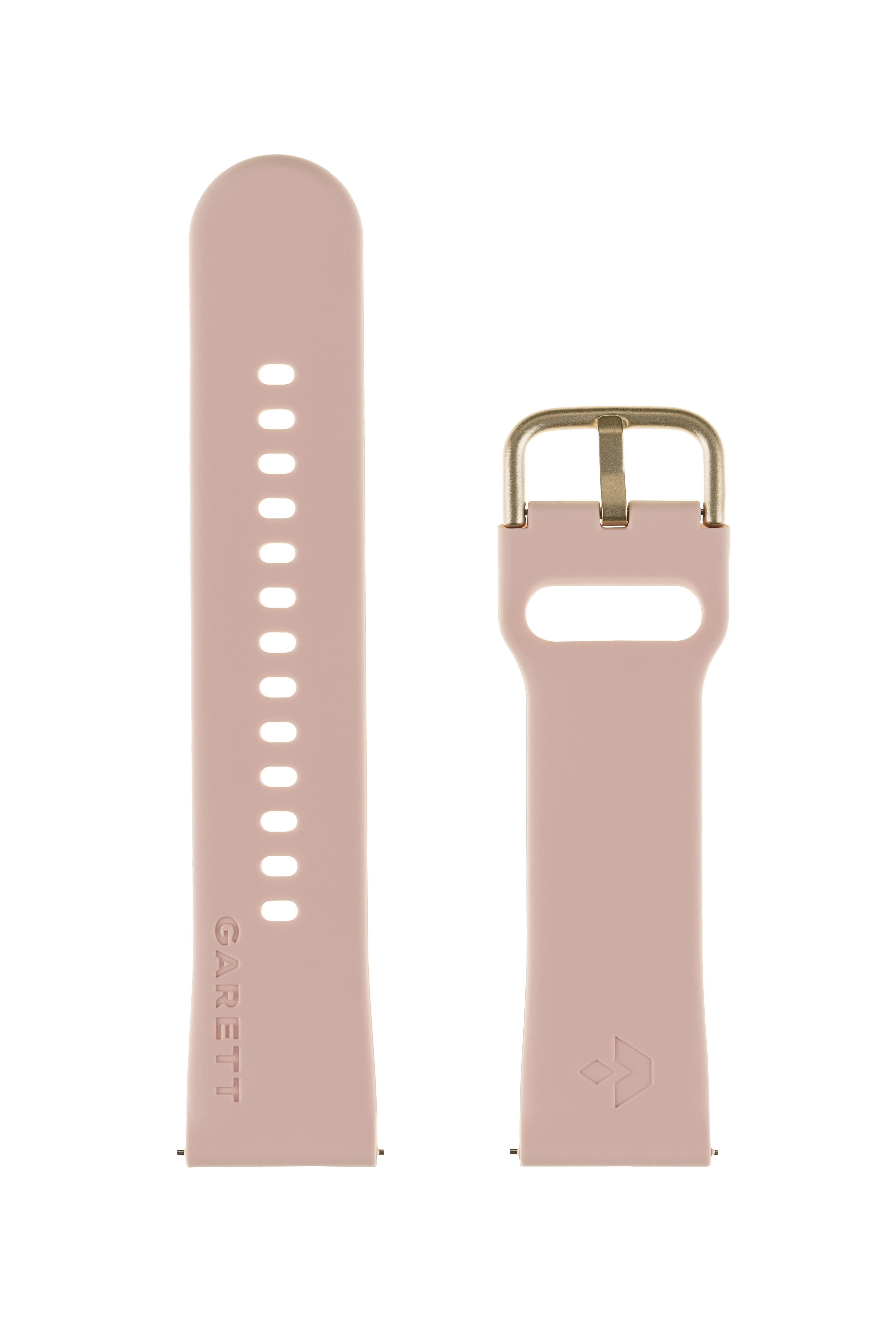 Garett univerzání řemínek 20 mm,  světle růžový (pudrový)0 