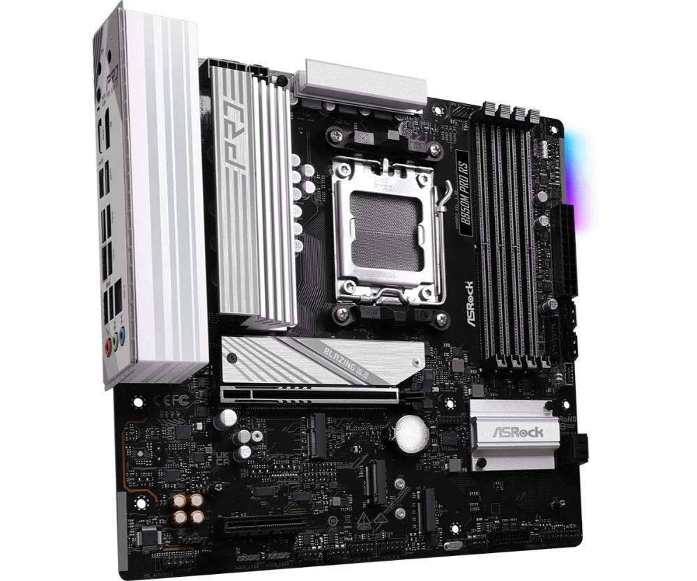 ASRock MB Sc AM5 B850M PRO RS,  AMD B850,  4xDDR5,  1xDP,  1xHDMI,  mATX3 