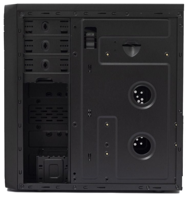 BAZAR - CRONO skříň MT-760i Midi Tower,  bez zdroje,  černá - Poškozený obal (Komplet)4 