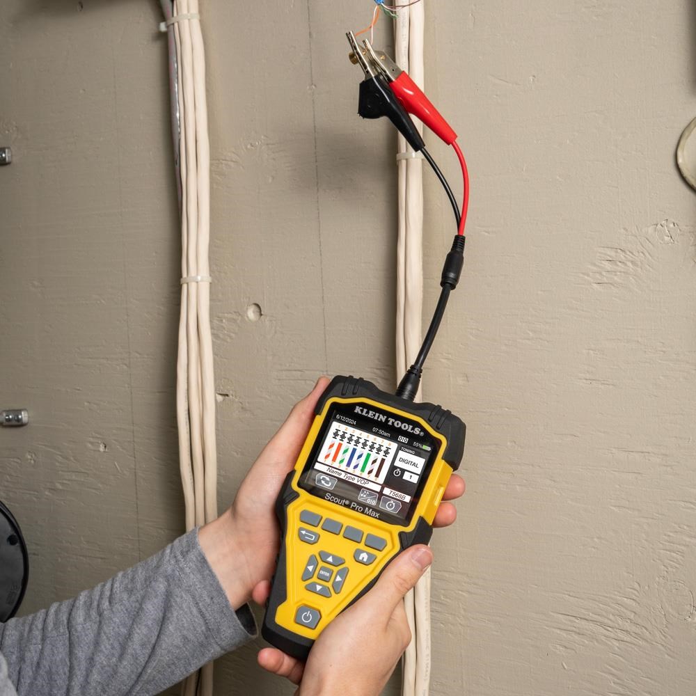 KLEIN TOOLS - VDV Scout® Pro Max Tester s přijímačem Set - 20x RJ45,  20x F-konektor9 