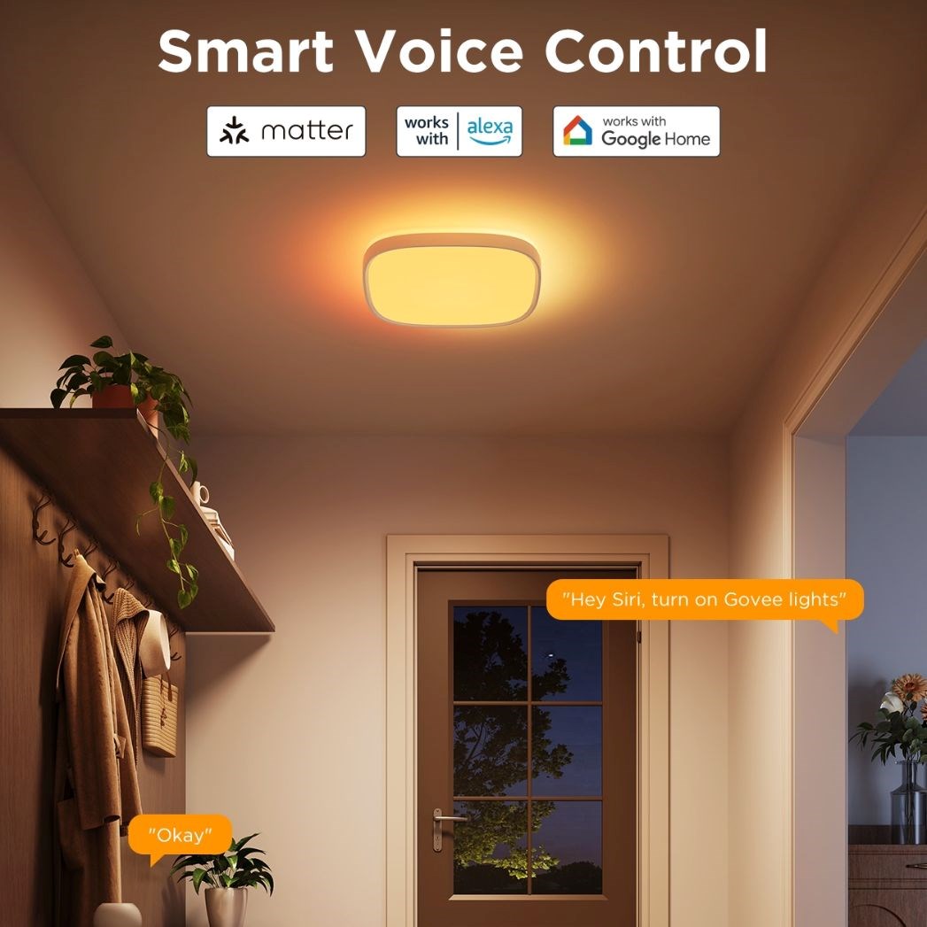 Govee RGBICWW Smart duální stropní světlo 2400lm 30cm Matter2 