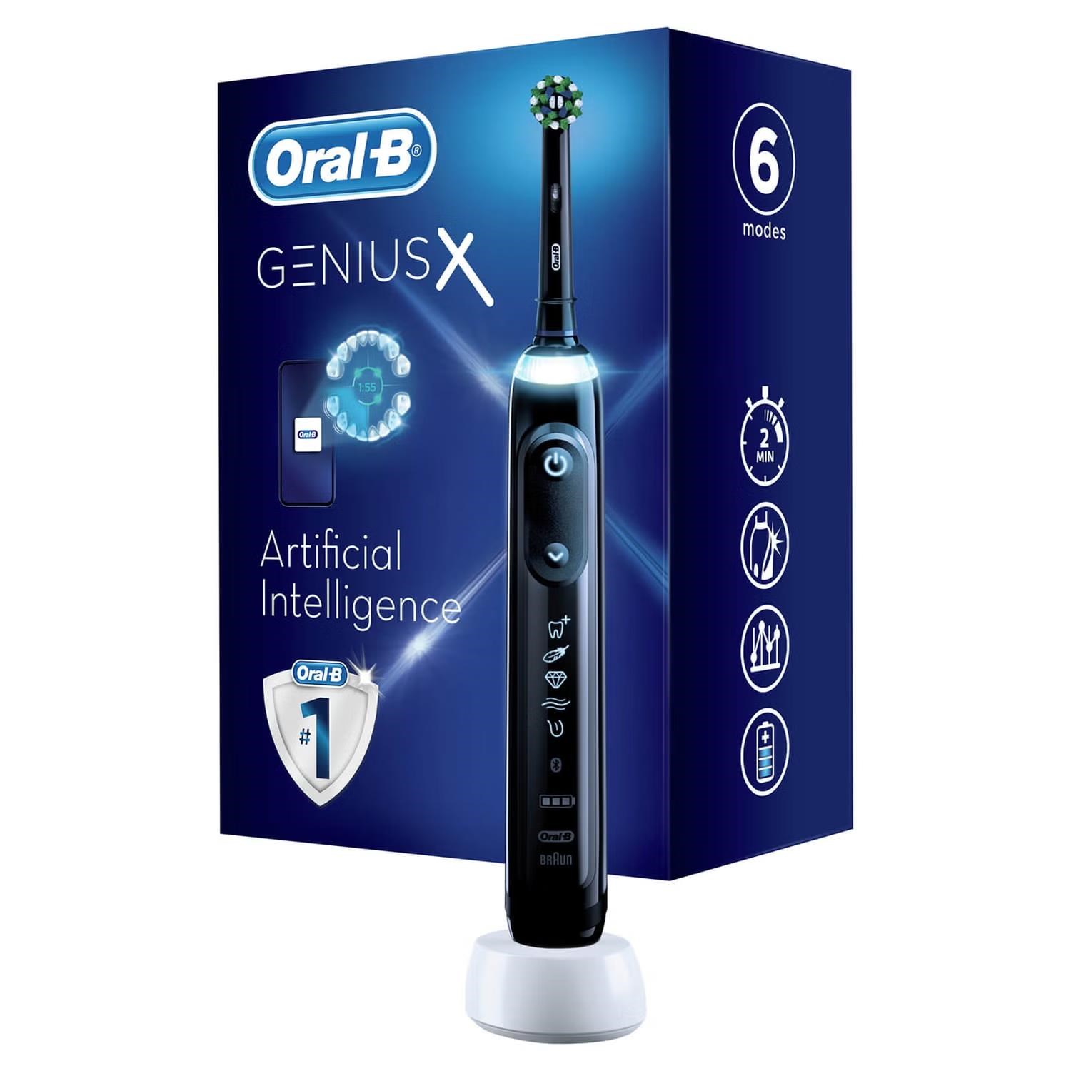 Oral-B Genius X Midnight Black elektrický zubní kartáček0 
