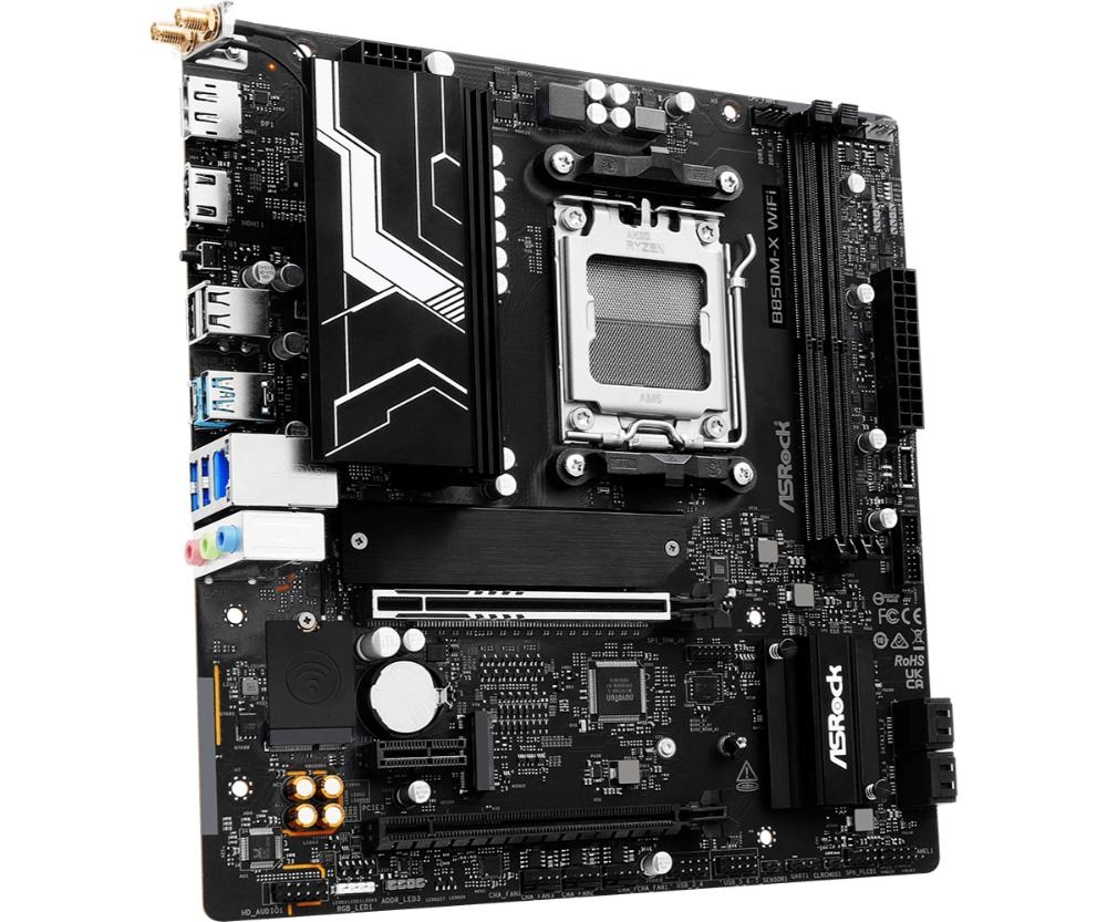 ASRock MB Sc AM5 B850M-X WIFI R2.0, AMD B850, 2xDDR5, 1xDP, 1xHDMI, WiFi, mATX2 