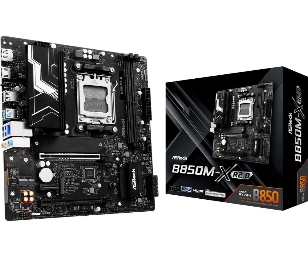 ASRock MB Sc AM5 B850M-X R2.0,  AMD B850,  2xDDR5,  1xDP,  1xHDMI,  mATX0 
