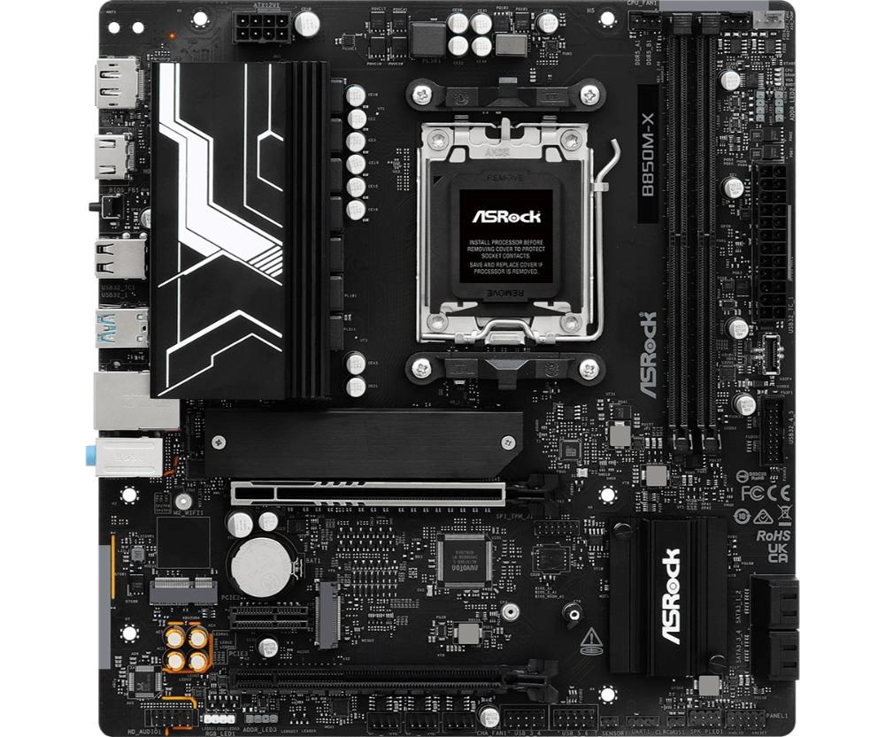 ASRock MB Sc AM5 B850M-X R2.0,  AMD B850,  2xDDR5,  1xDP,  1xHDMI,  mATX1 
