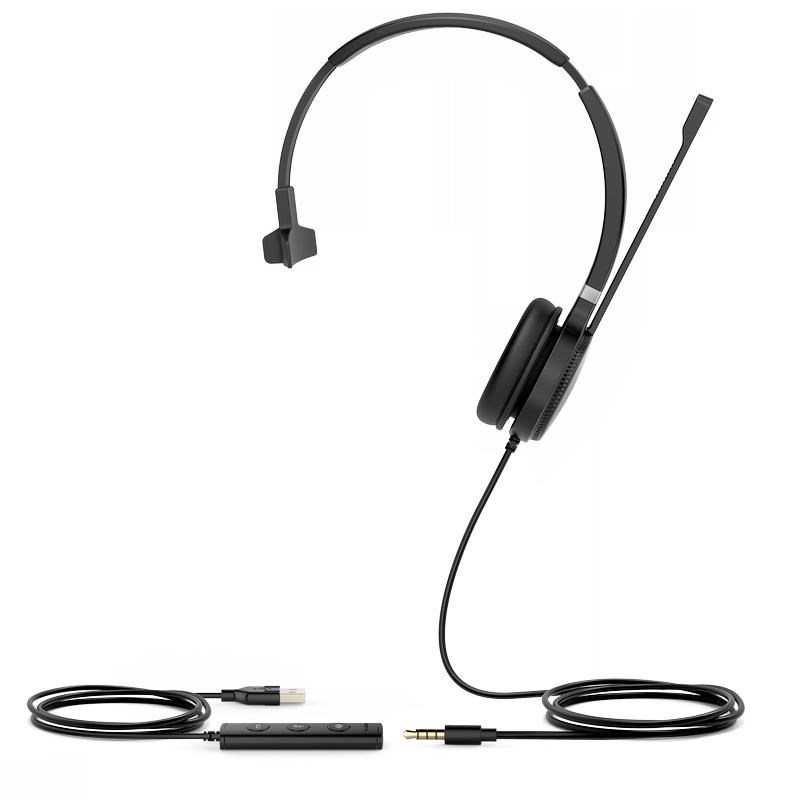 Teams náhlavka UH36 Mono - náhlavka, jednoušna, vr. USB redukcia, 3, 5 mm Jack2 