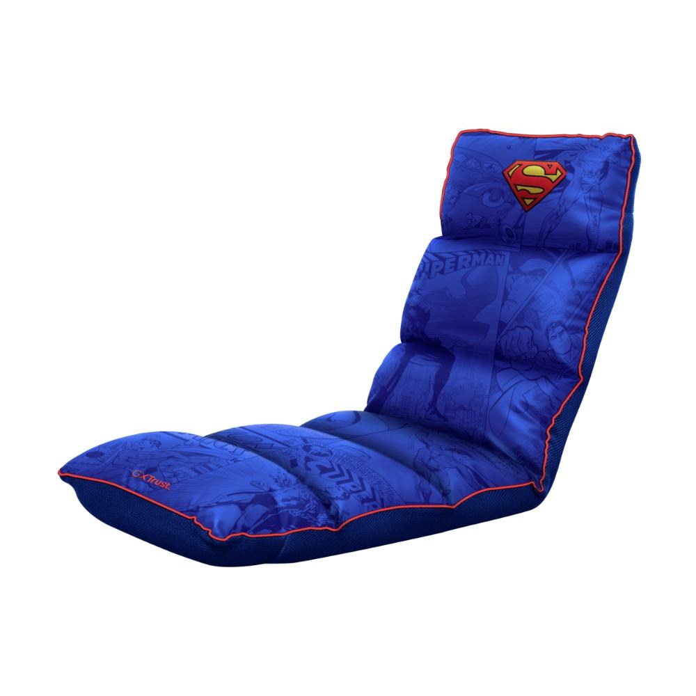 TRUST herní židle GXT 718SM RAYZEE Skládací podlahová židle,  Superman,  modrá1 