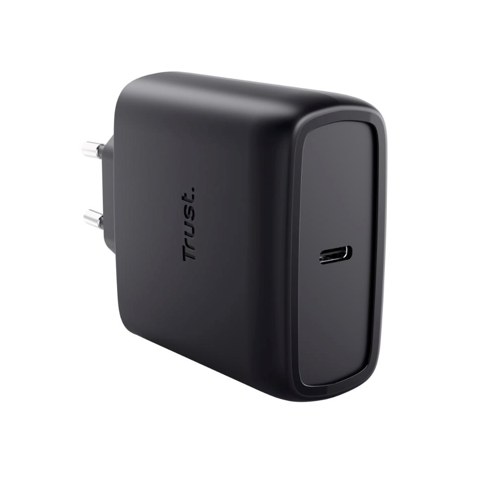 TRUST MAXO 65W USB-C GAN CHARGER BLACK