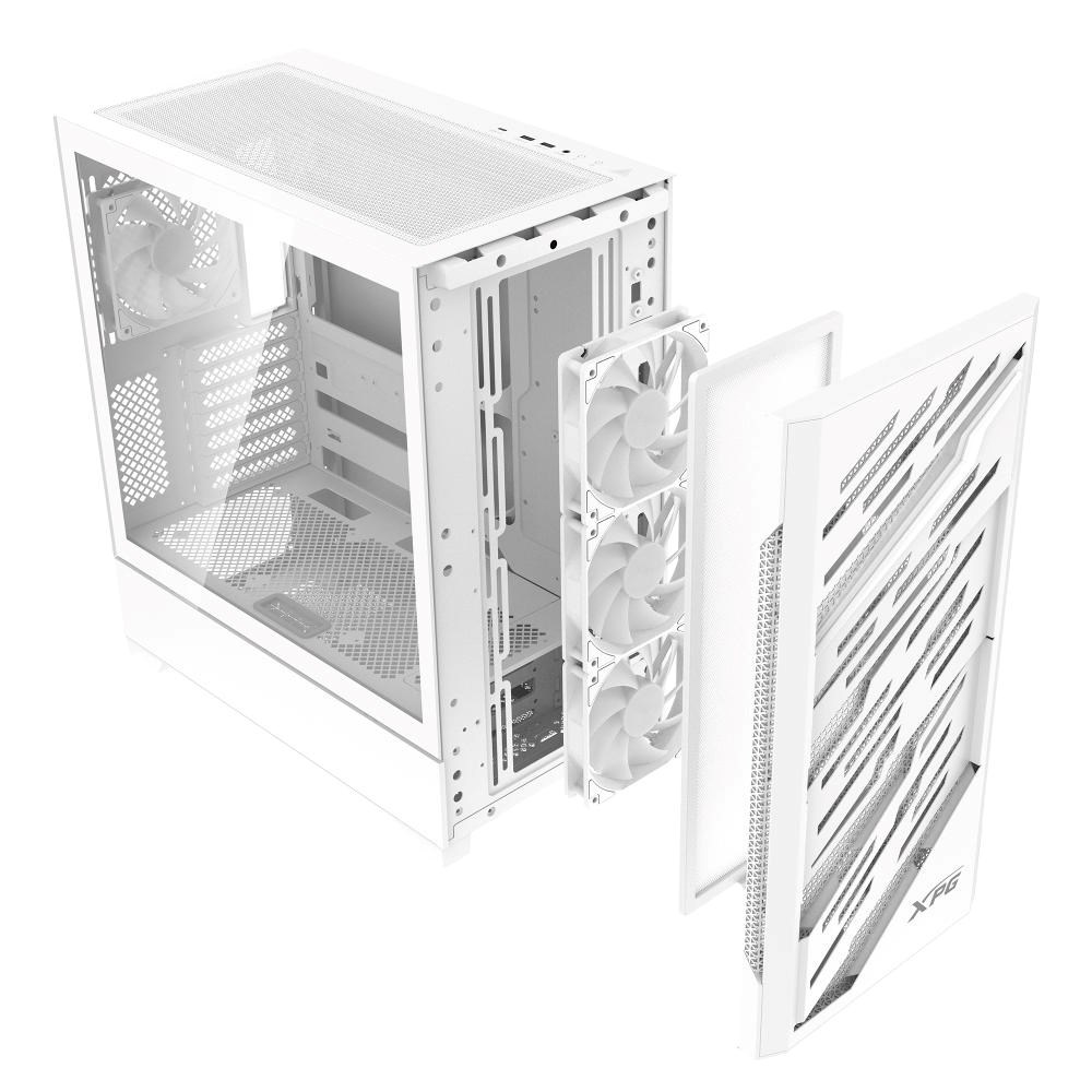 ADATA XPG case STARKER AIR BTF Mid-Tower,  bez zdroje,  4x 120mm ARGB,  Bílá8 