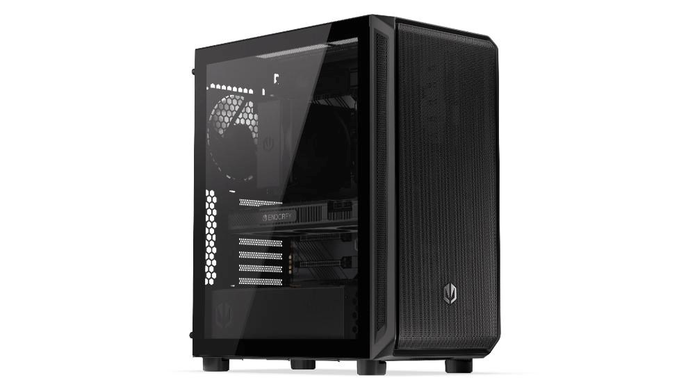 ENDORFY Case Arx 500 Core,  Průhledná bočnice,  ATX,  4x140mm Fan,  černá0 