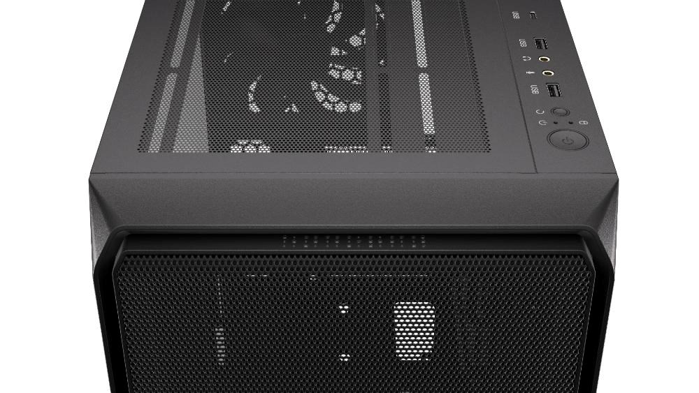 ENDORFY Case Arx 500 Core,  Průhledná bočnice,  ATX,  4x140mm Fan,  černá6 
