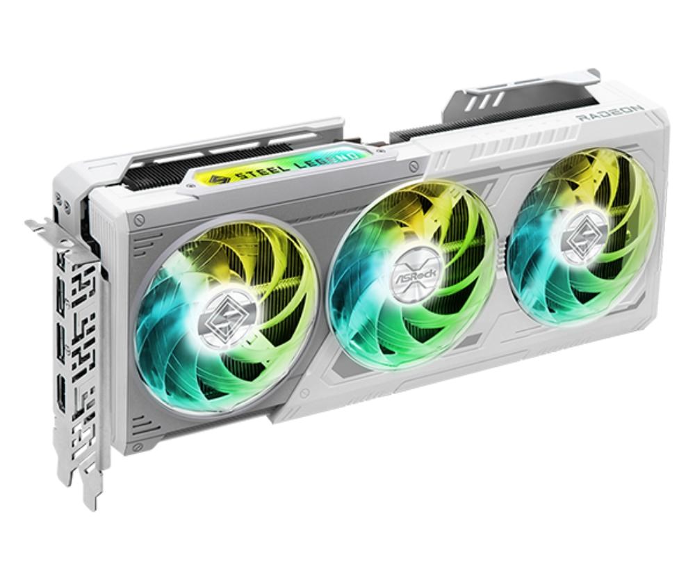 ASRock VGA AMD Radeon RX 9070 XT Steel Legend 16GB,  RX 9070 XT,  16GB GDDR6,  3xDP,  1xHDMI2 
