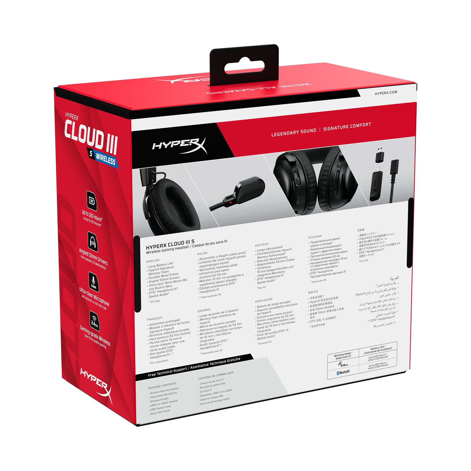 HyperX Cloud III S Wireless Black Gaming Headset18 