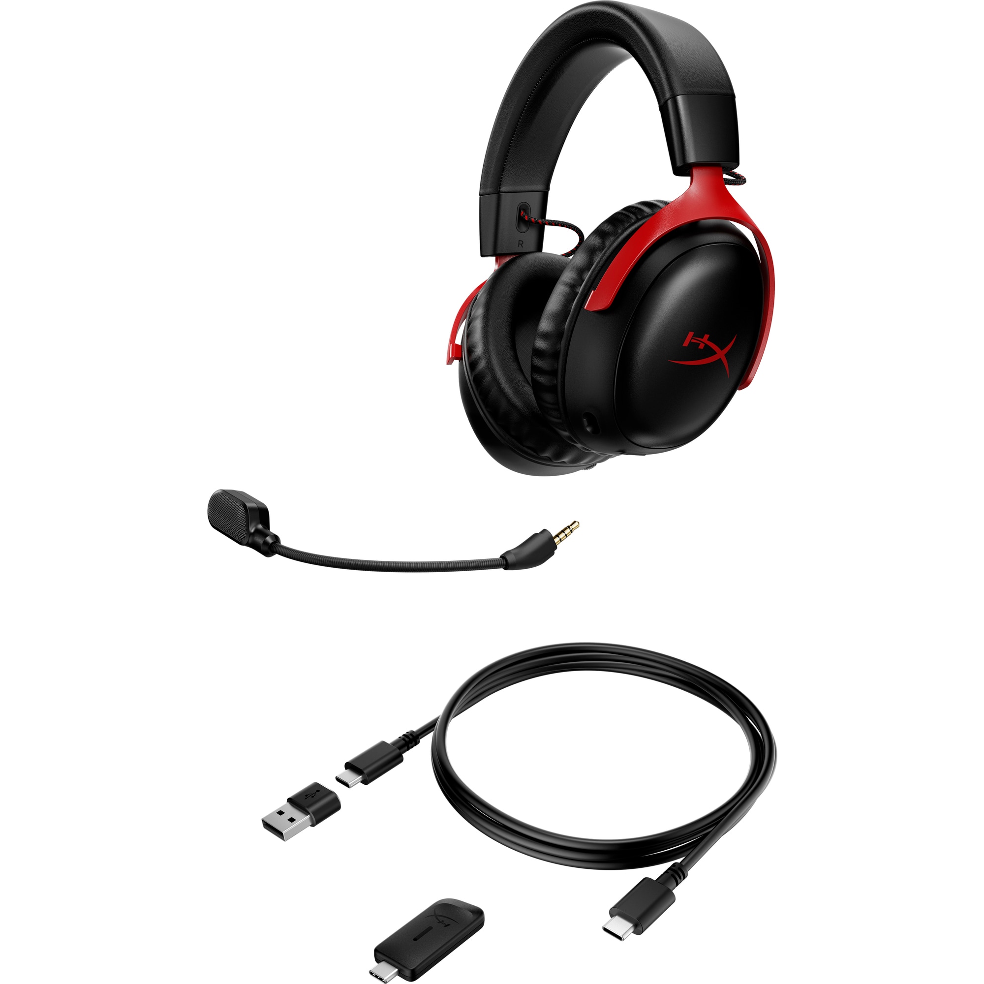 HyperX Cloud III S Wireless Black-Red Gaming Headset4 