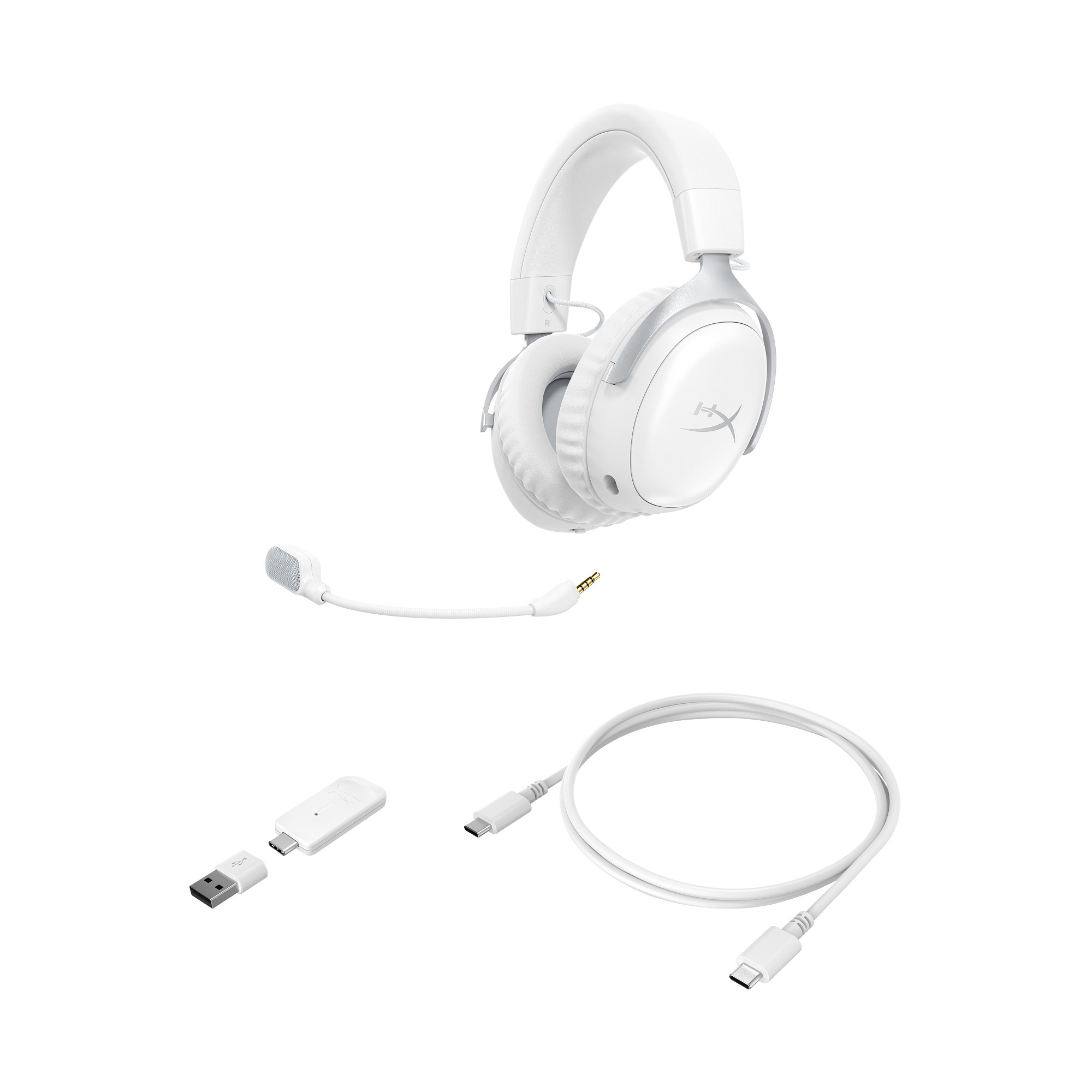 HyperX Cloud III S Wireless White Gaming Headset WHT1 