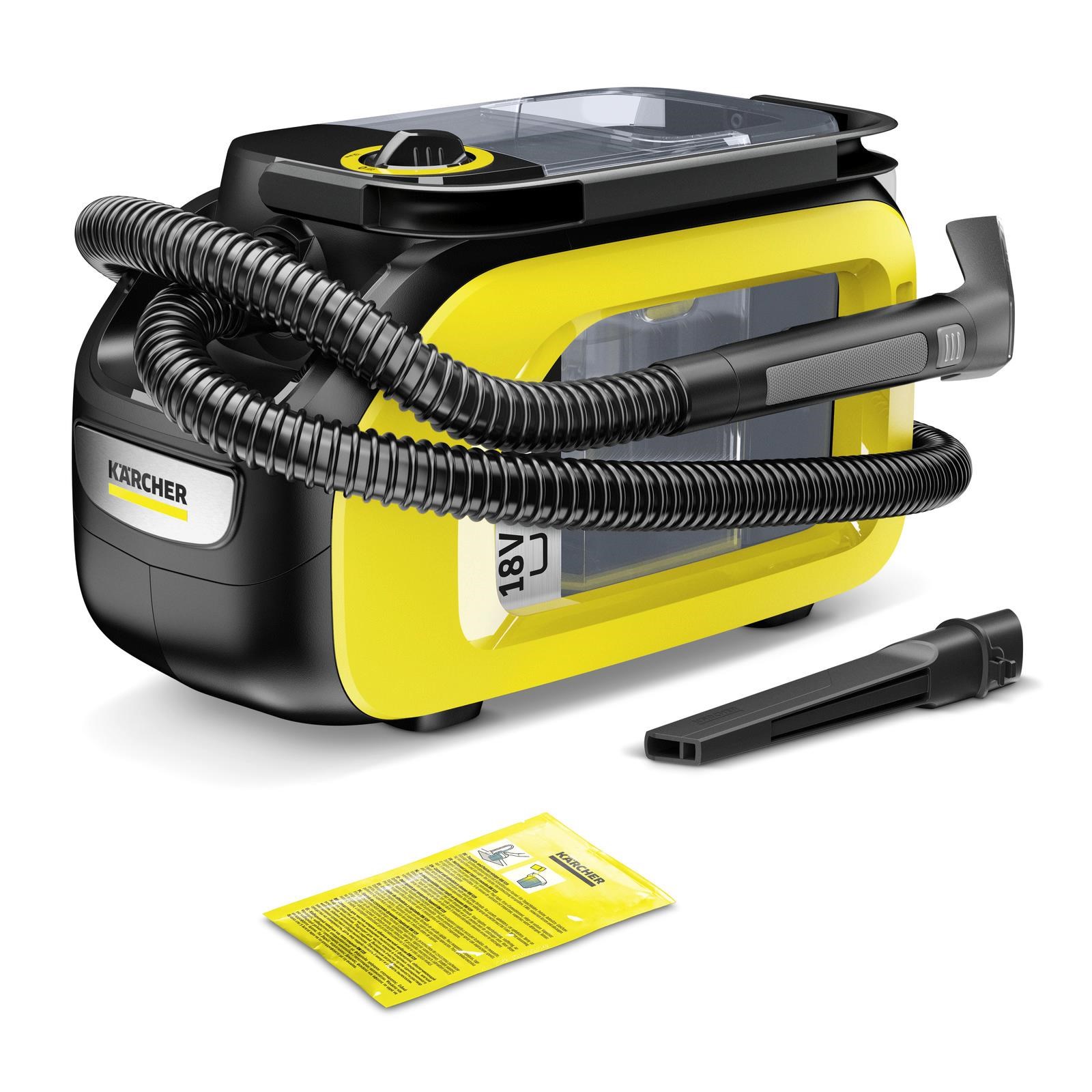 Kärcher SE 3-18 Compact Battery AKU tepovač,  18 V baterie,  1.7/ 2.9 l nádrže,  funkce hygienického proplachu0 