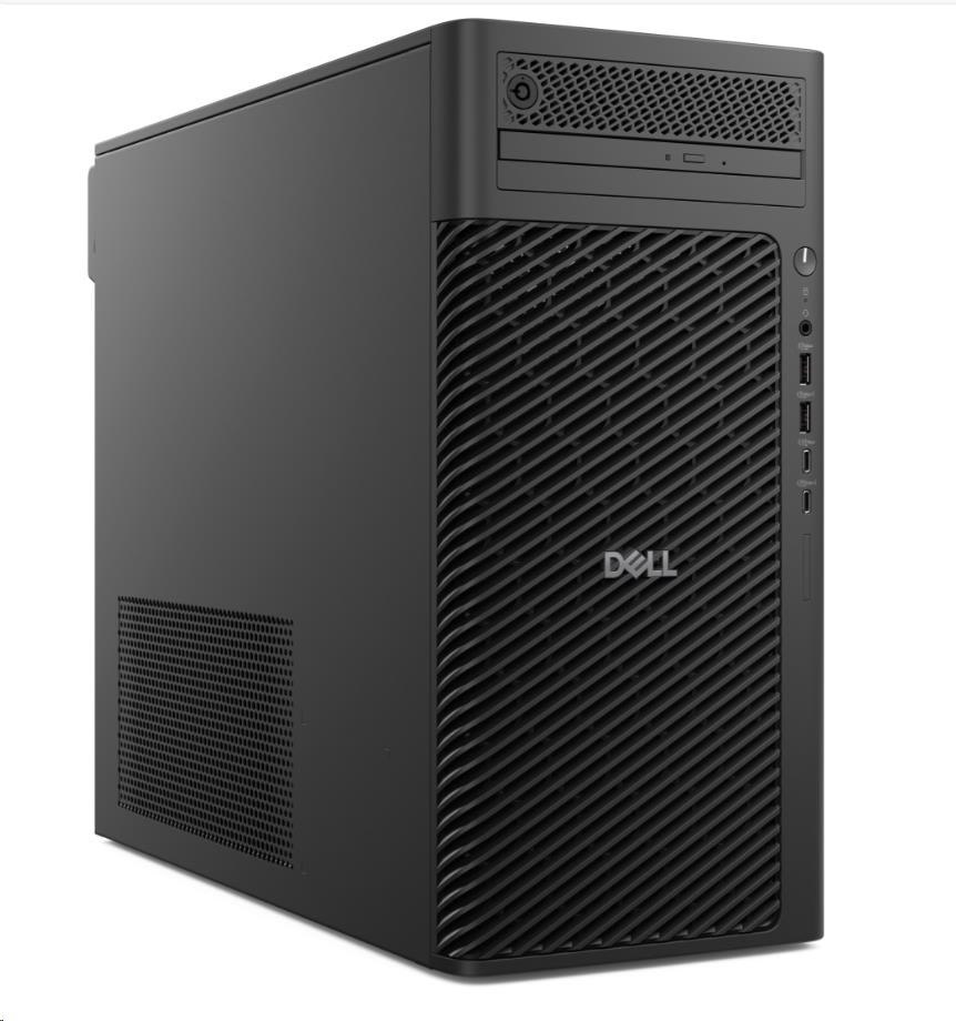 DELL PC Pro Max Tower T2 FCT2250/ 1500W/ TPM/ U7-265/ 16GB/ 512SSD/ Integrated/ vPro/ Kb/ Mouse/ W11 Pro/ 3Y PS NBD4 