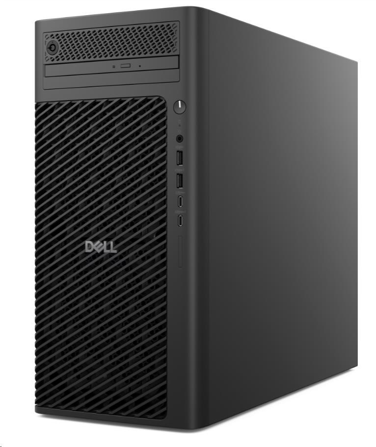 DELL PC Pro Max Tower T2 FCT2250/ 1500W/ TPM/ U7-265/ 16GB/ 512SSD/ Integrated/ vPro/ Kb/ Mouse/ W11 Pro/ 3Y PS NBD5 
