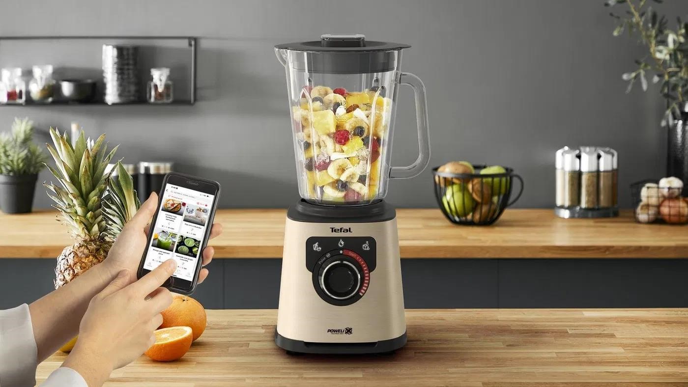Tefal BL871A31 Perfectmix+ Beige stolní mixér, 1200 W, 28000 ot/min, 6 nožů, přednastavené programy5 