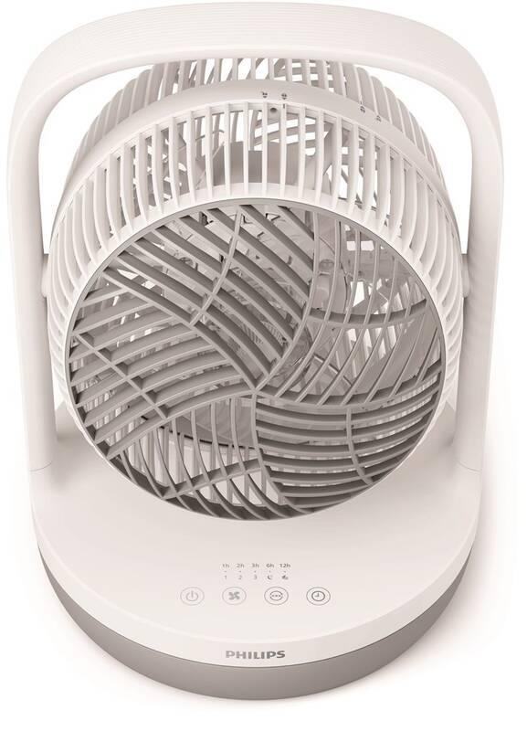 Philips 2000 Series CX2050/ 00 stolní ventilátor,  3 rychlosti,  23 dB,  2 režimy,  bílá /  šedá1 
