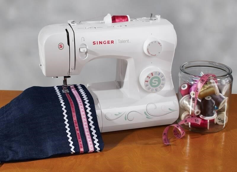 Singer Talent SMC 3321/00 šicí stroj, 21 druhů stehů, automatický navlékač nitě, LED osvětlení, zpětný chod4 